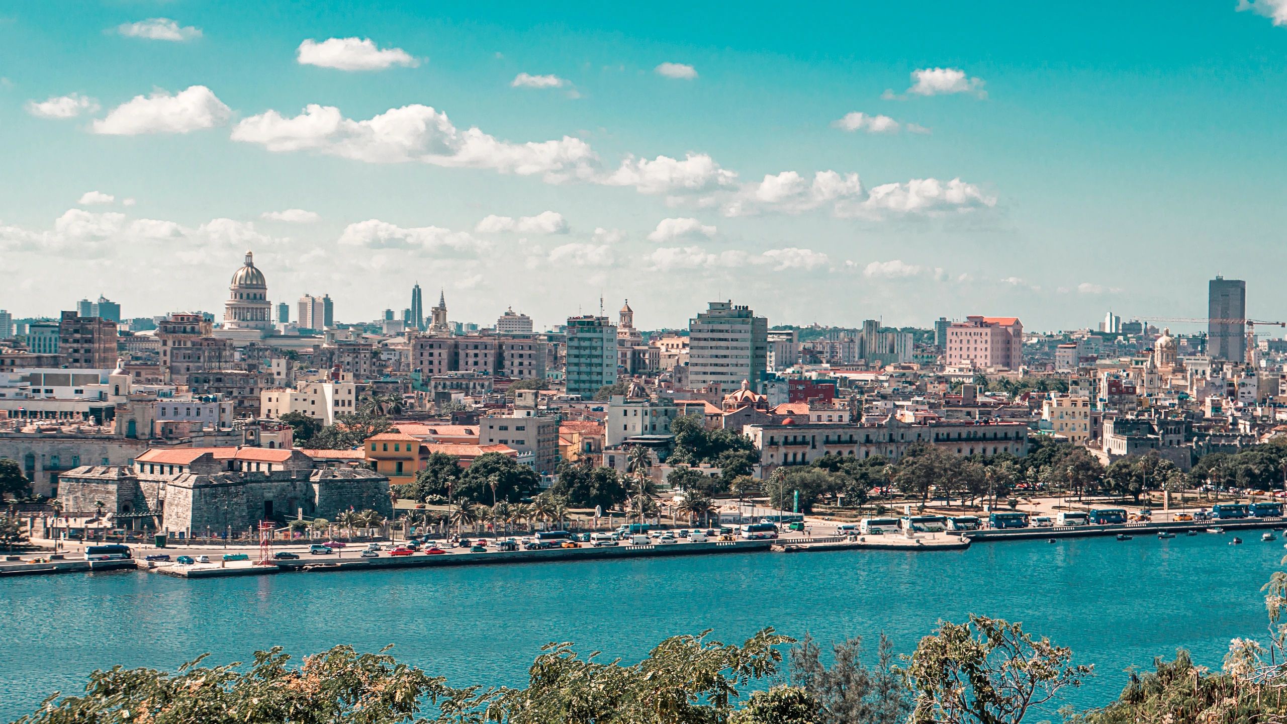 Havana Capitol dome cityscape panorama